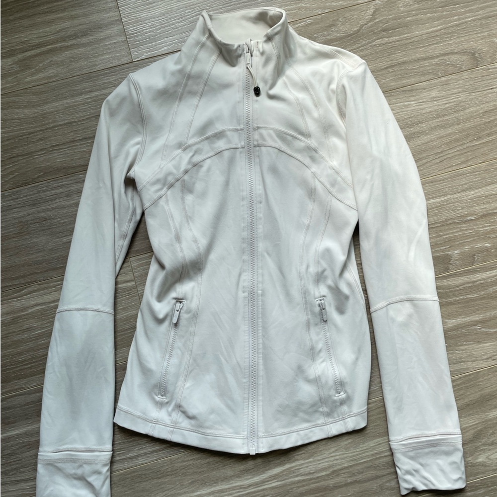 Lululemon Women’s Define Jacket in Bone Ivory Sz 6 EUC - Picture 7 of 9